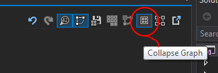 collapse graph icon